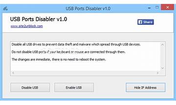 USB Disabler: App Reviews; Features; Pricing & Download | OpossumSoft